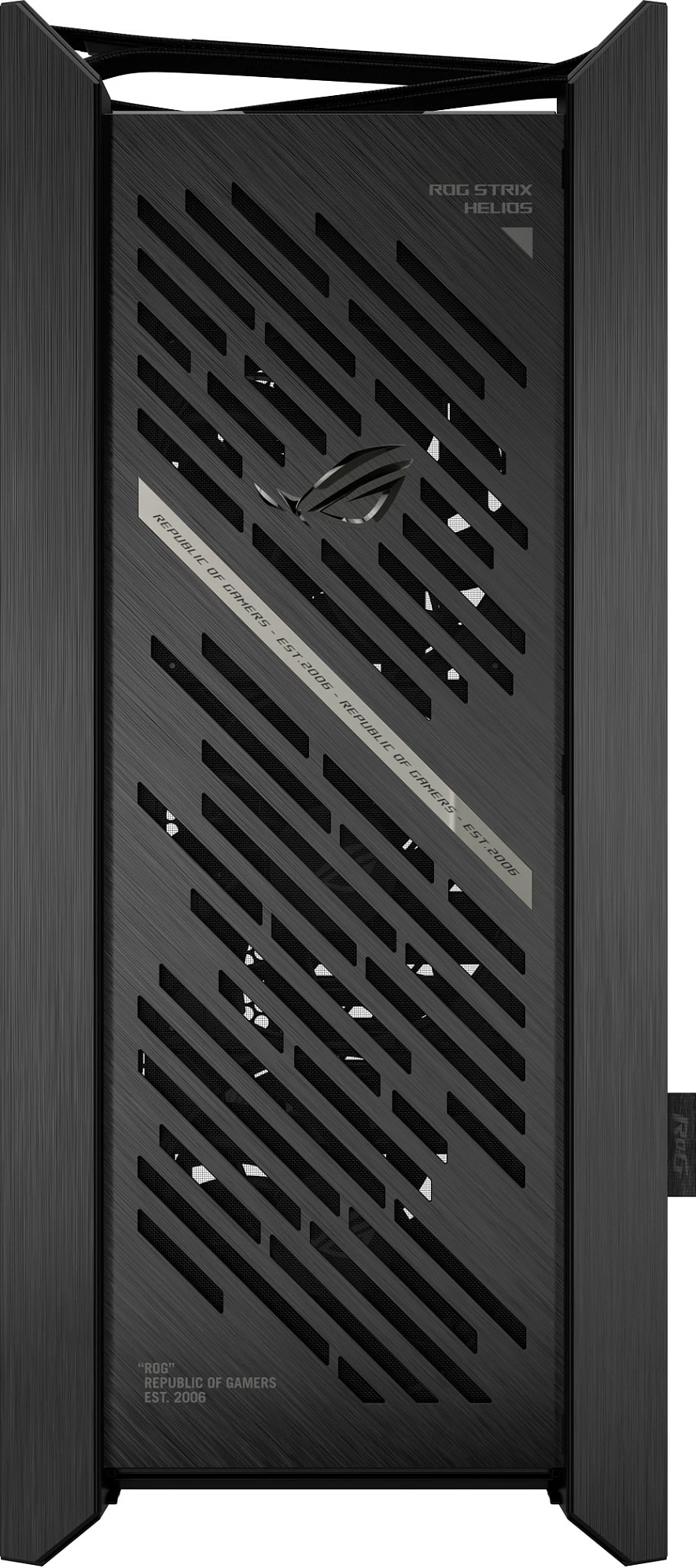 Kasë ASUS ROG Strix Helios II GX601S, Midi Tower, Tempered Glass, RGB, e zezë
