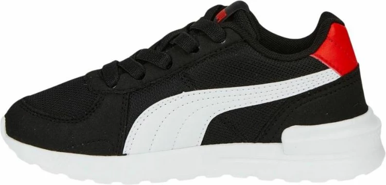 Atlete për fëmijë Puma, të zeza dhe të kuqe [Madhësia: 28]