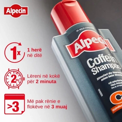 Shampo kundër rënies së flokëve Alpecin Caffeine C1, 250ml