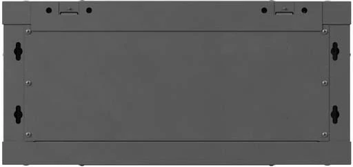 Kabinet rack për mur 19\" Lanberg WF01-6404-00B 4U 600x450, i zi, flat pack