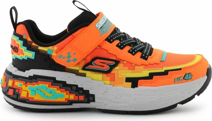 Atlete për fëmijë Skechers, portokalli