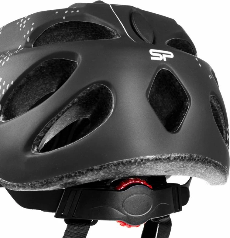 Helmetë biçiklete Spokey, uniseks, gri-e zezë