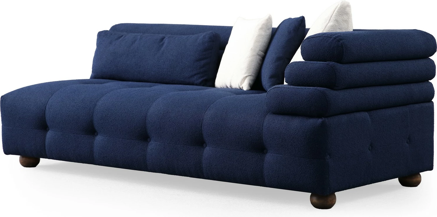 Këndare Boston, ngjyrë blu nate, Atelier del Sofa, majtas