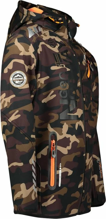Jakne softshell për meshkuj Geographical Norway, kafe [Madhësia: S]