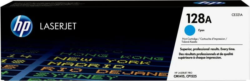 Toner HP 128A CE321A, rendiment 1100–1700 faqe, origjinal, cyan