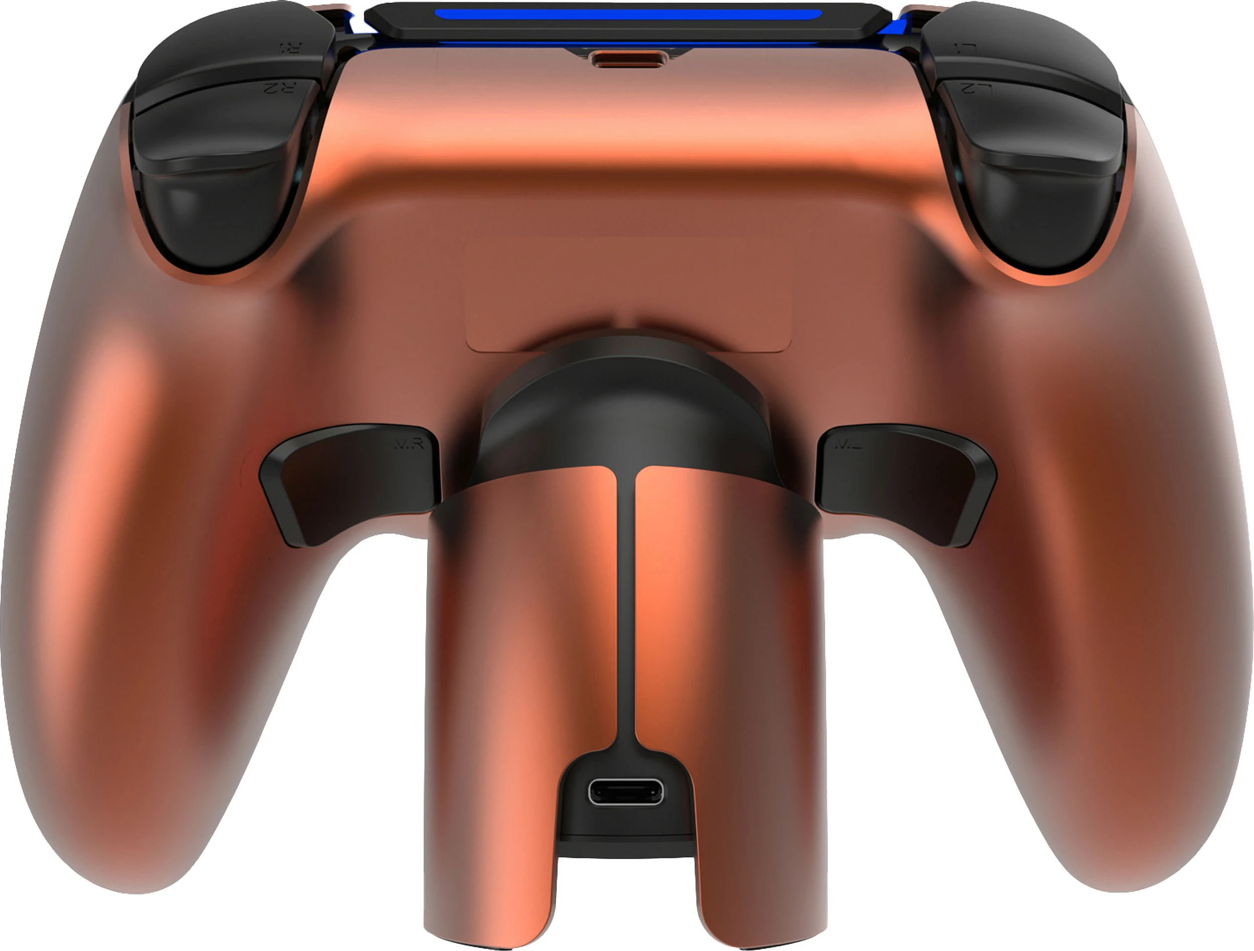 Gamepad Deltaco Gaming GAM-199-ORANGECOPPER, Bluetooth/USB-C, për PS5/PC/Android/iOS, Copper Orange
