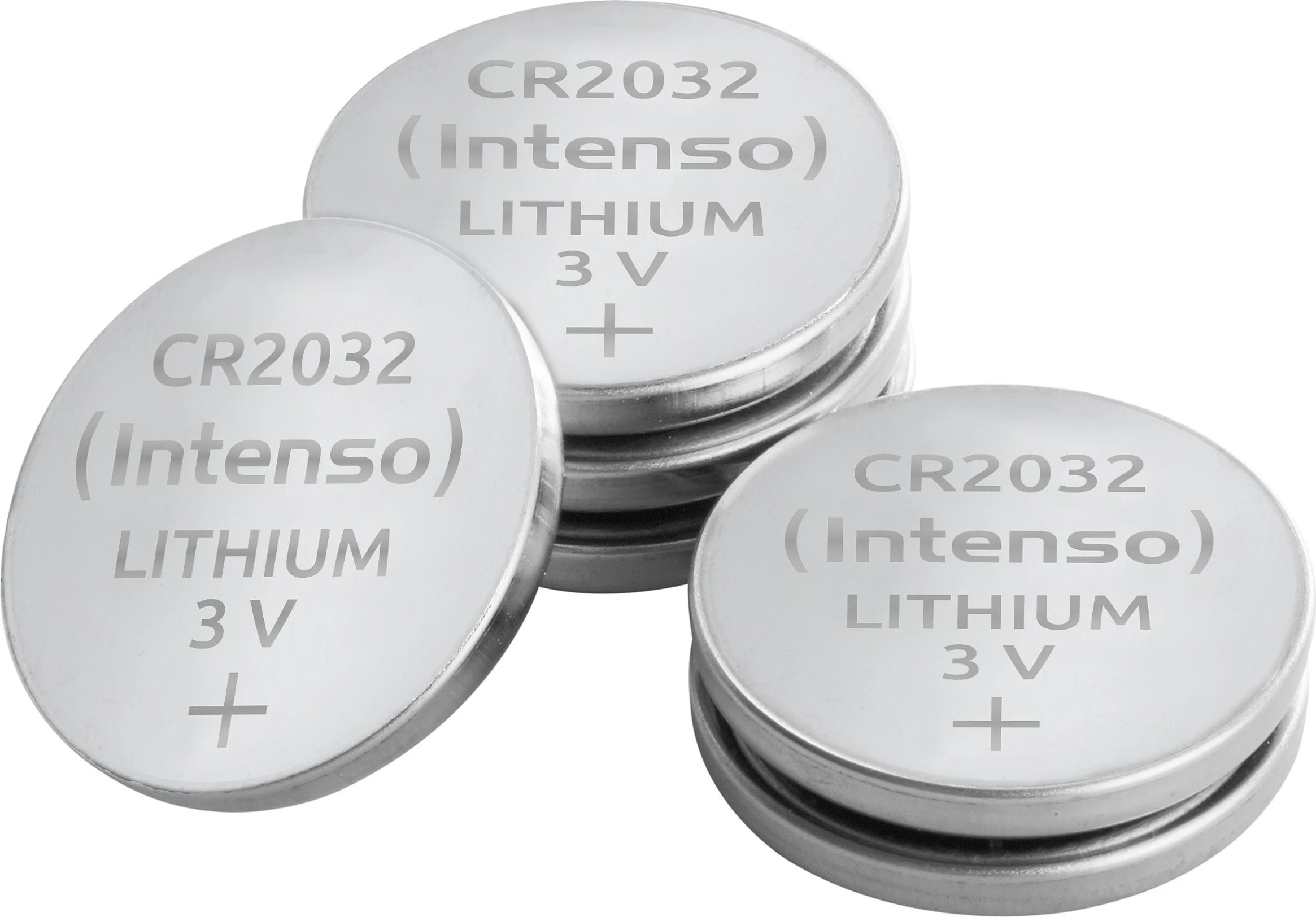 Bateri Intenso CR2032, 3V, 220 mAh, 6 copë, argjend
