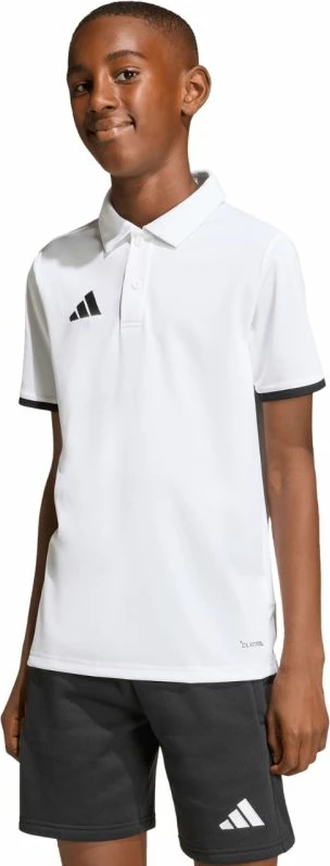 Maicë polo për fëmijë adidas Entrada 26, e bardhë
