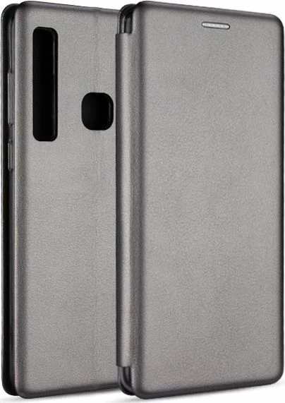 Mbështjellës NoName Galaxy Note 10 magnetic me kapak, plastikë, gri çelik