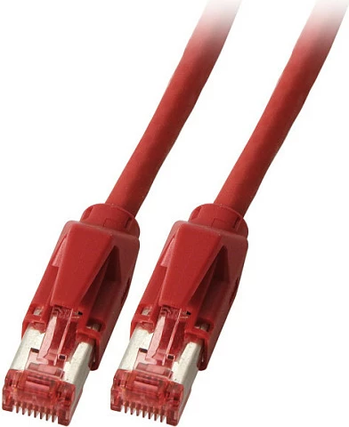 Kabllo rrjeti EFB Elektronik Dtwyler 7702 TM21, RJ45 Cat6a S/FTP, 3m, 10Gbps, e kuqe