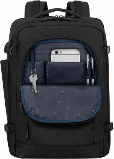 Çantë shpine për laptop RIVACASE ECO 8461, 17.3\", e zezë