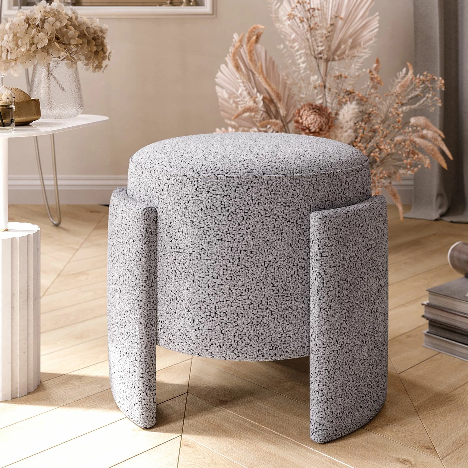 Puf Atelier del Sofa, ngjyrë hiri