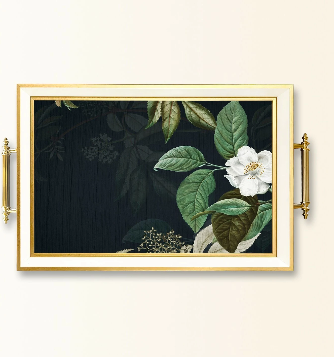 Tabaka xhami Aberto Design, shumëngjyrëshe, TPB9902, 50x29x3.5 cm