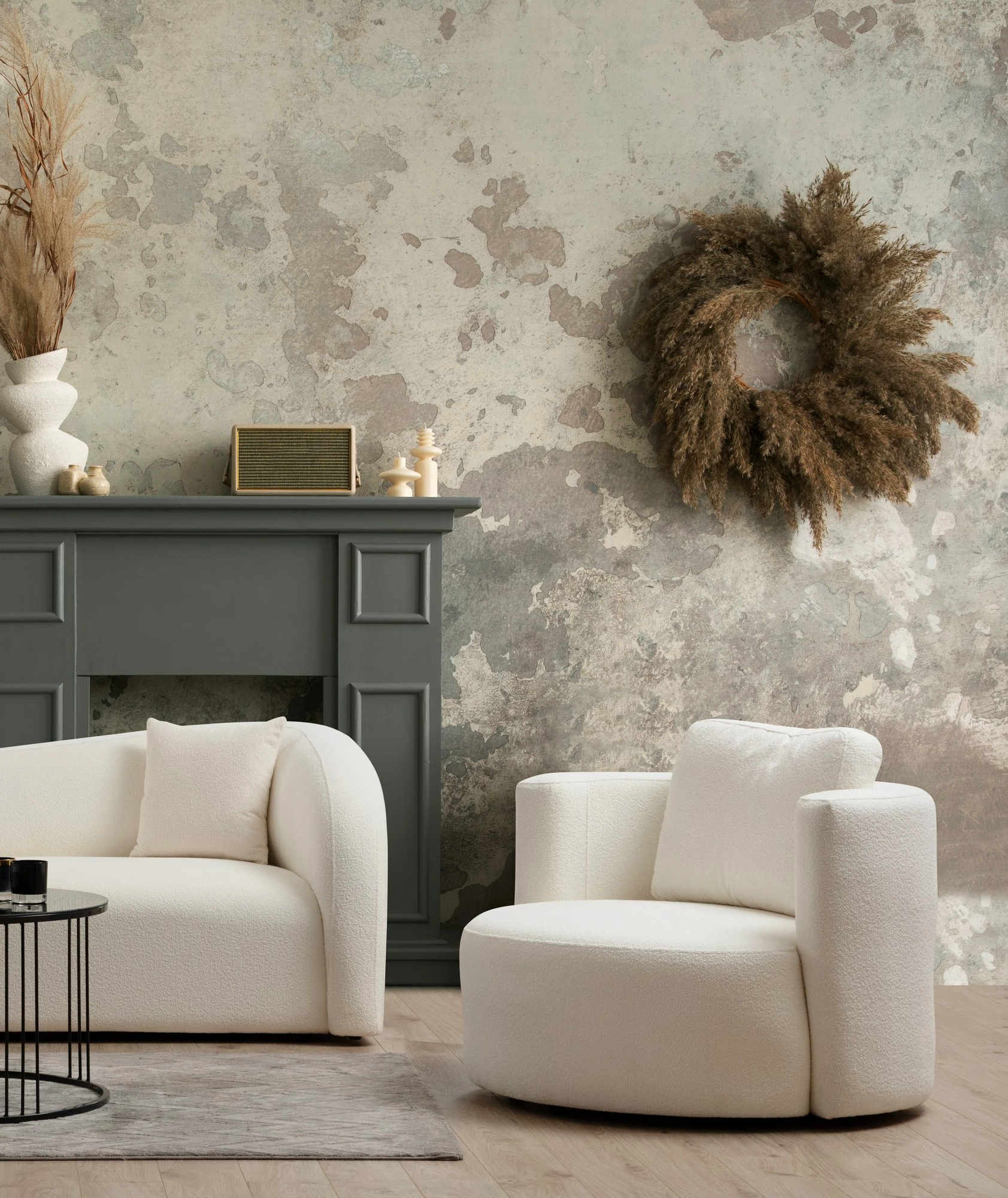 Karrige 'wing' Atelier del Sofa, ngjyrë krem, Asos
