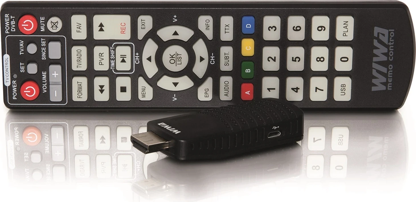 Tuner DVB-T/T2 WIWA H.265 MINI LED, i zi