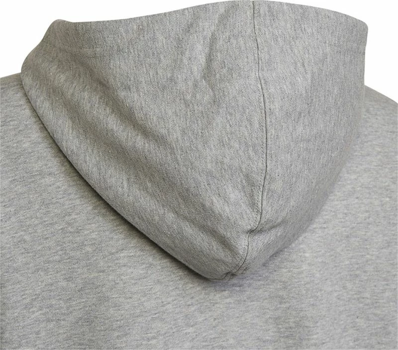 Duks për fëmijë adidas, me kapuç, ngjyrë e zezë dhe gri