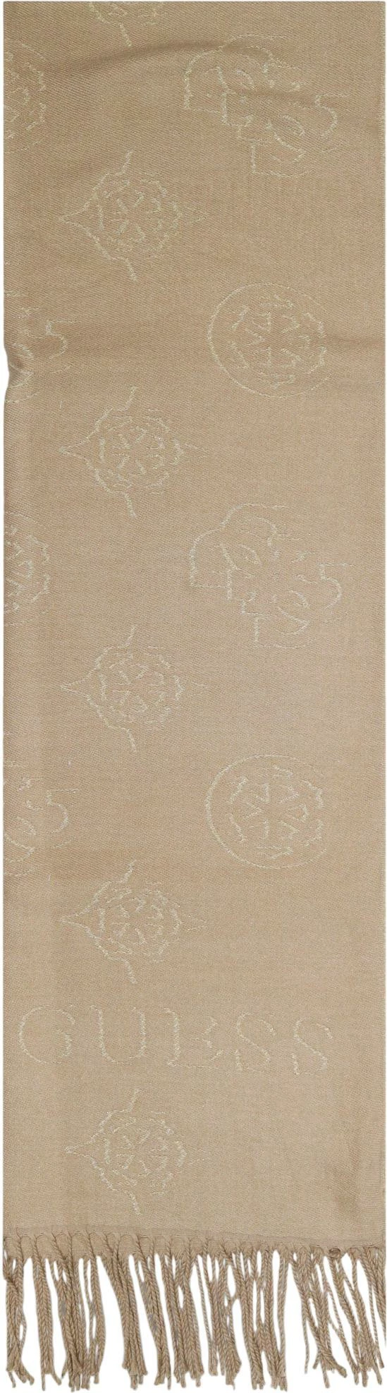 Shall për femra Guess Carmella JC AW5654 POL03, bezhë e errët