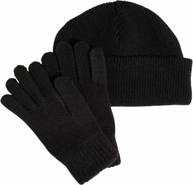 Kapelë me dorëza adidas për fëmijë, të zeza