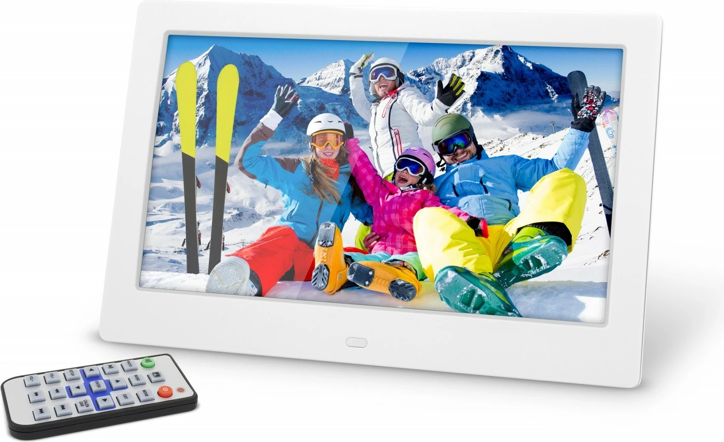 kornizë digjitale për foto/video Sencor SDF 1081 W 10.1\" IPS 1366×768, me telekomandë, e bardhë
