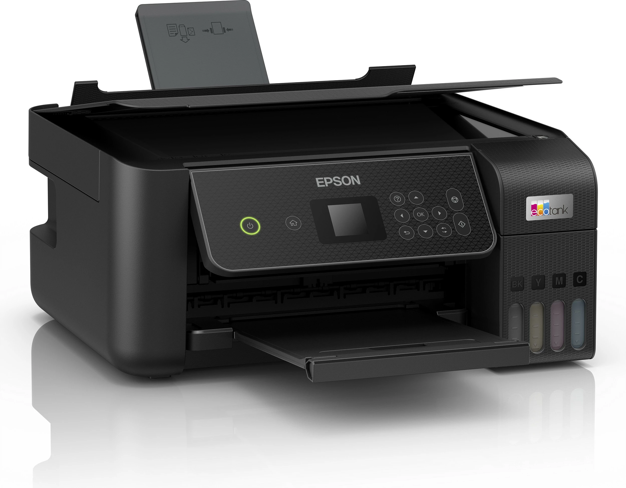 Printer Epson EcoTank ET-2870, Inkjet, Printim me ngjyra, 5760 x 1440 DPI, A4, Printim direkt, E zezë