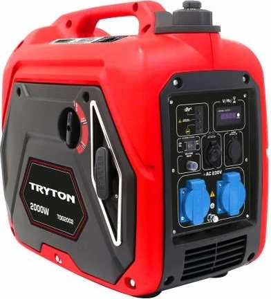 Gjenerator inverter TRYTON TOG2002 2kW, 2x230V, benzinë, i kuq