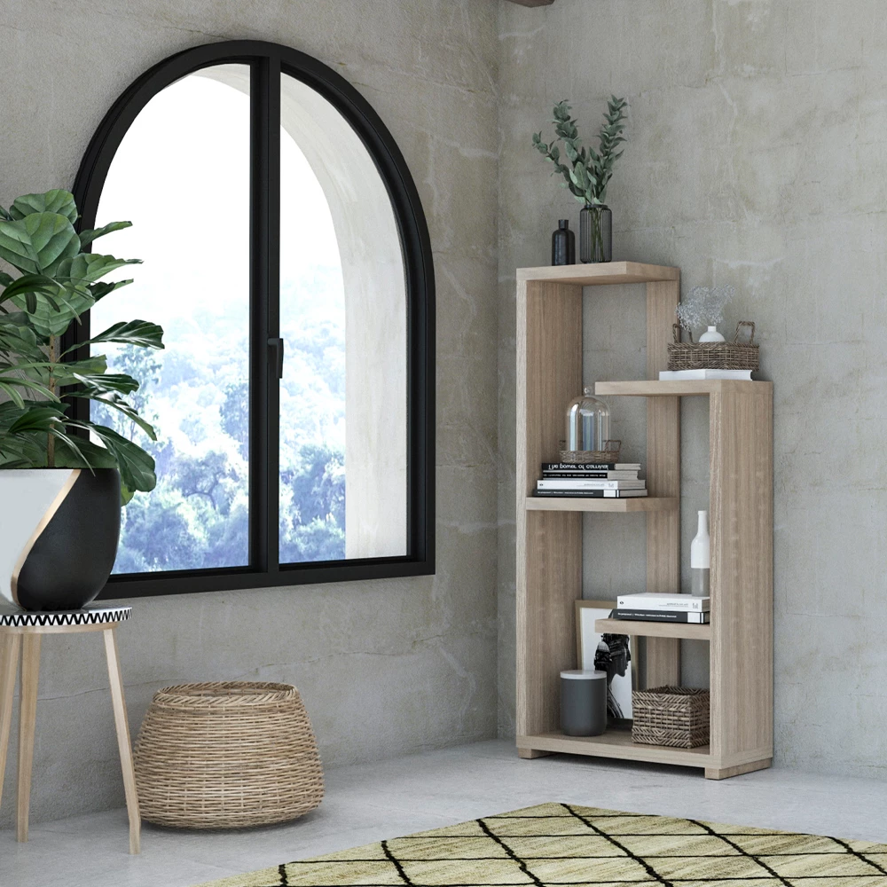 Raft librash Mezzo, ngjyrë sonoma, 79x29x160cm