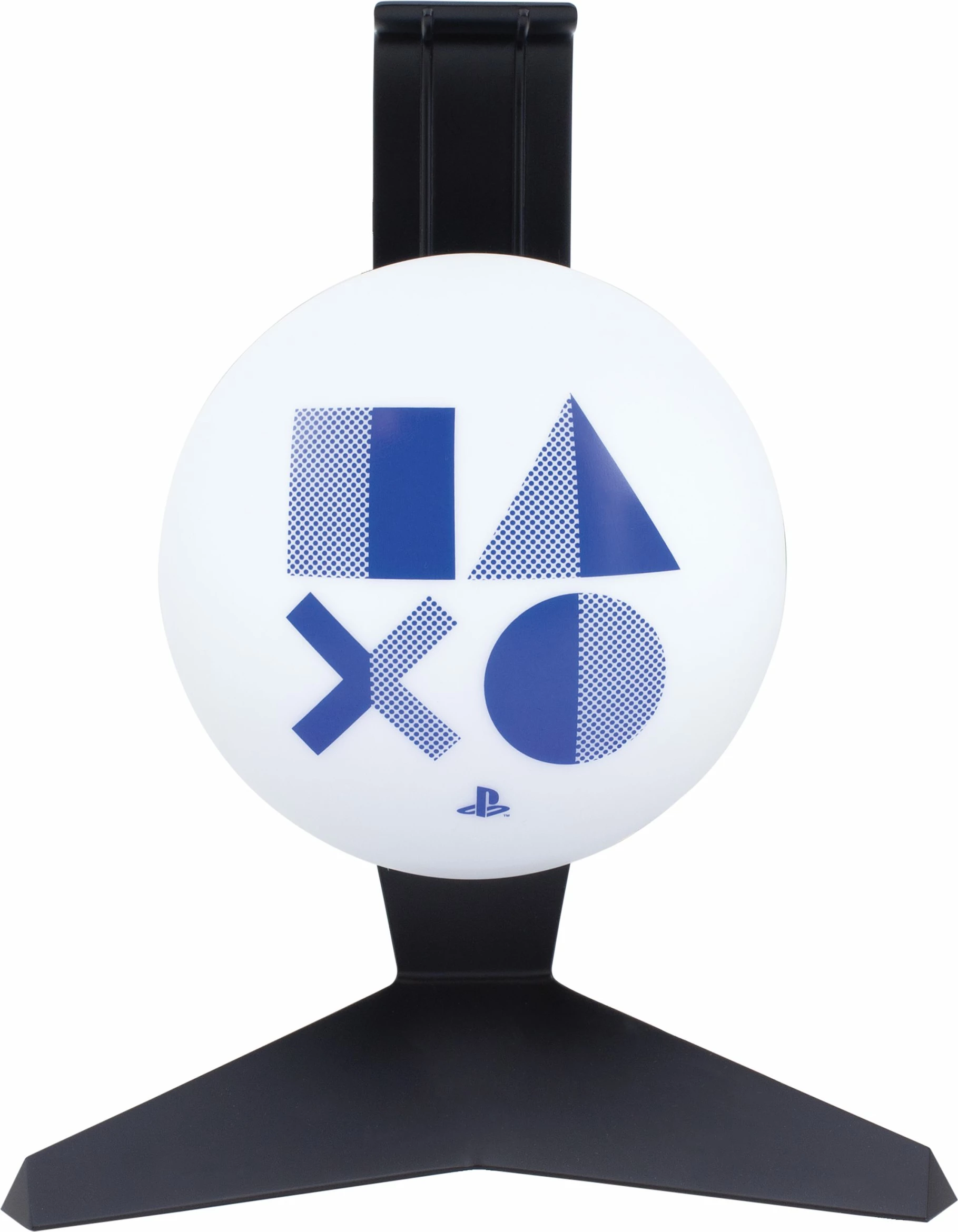 Llambë tavoline me mbajtëse kufjesh Paladone PlayStation Head Desk Lamp 23.5 cm, USB