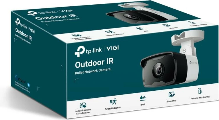 Kamerë IP, TP-Link VIGI C340I, 4MP, lente 2.8 mm, e bardhë/zezë