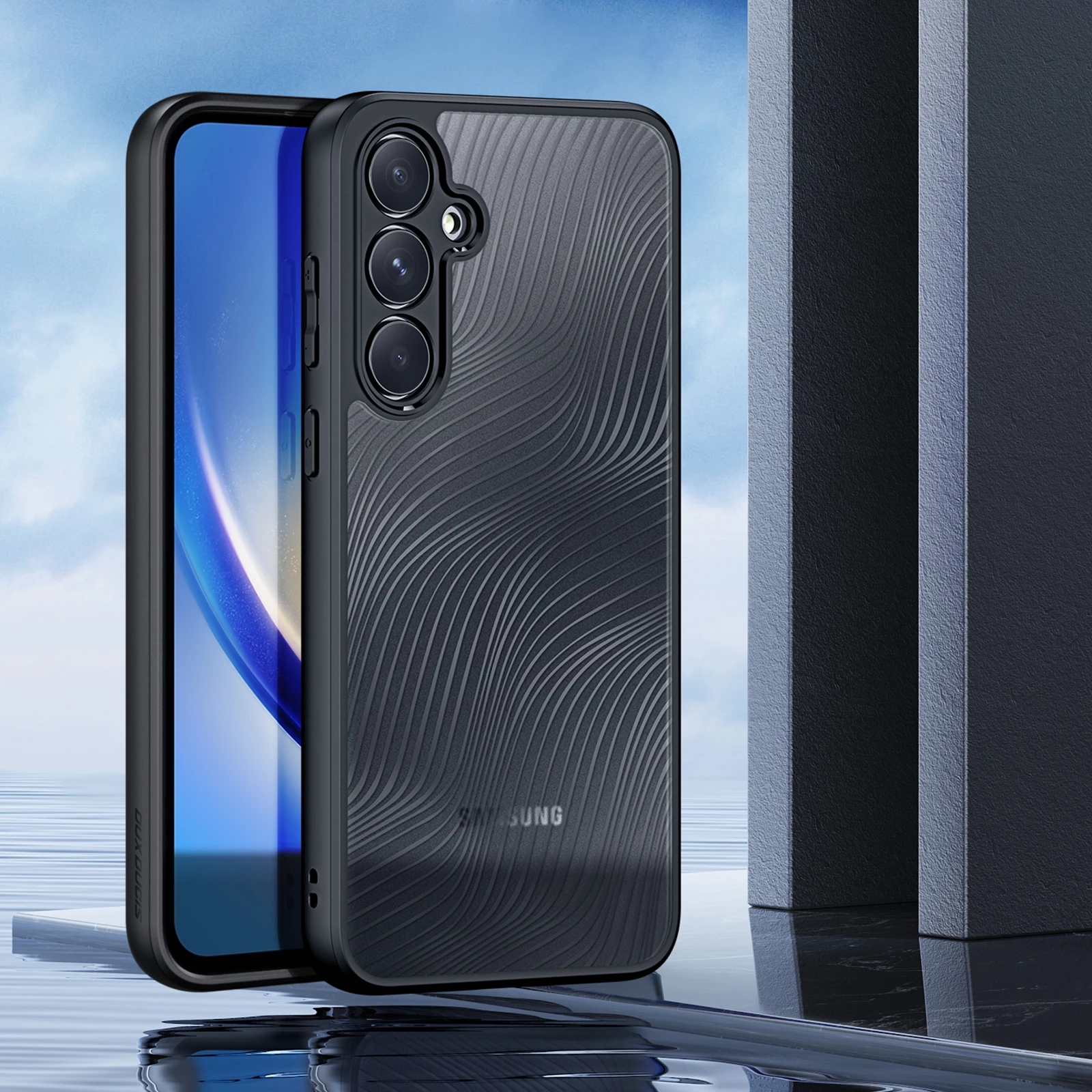 Mbështjellës Dux Ducis Aimo për Samsung Galaxy A35 5G, e zezë