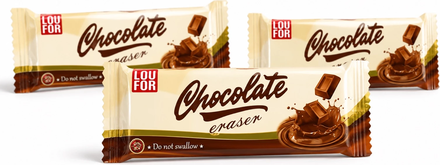 Gomë Fshirëse me Dizajn Çokollate – Loufor Chocolate Eraser