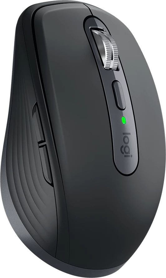 Maus Logitech MX Anywhere 3S, Bluetooth/RF, 200–8000 DPI, USB-C, Graphite