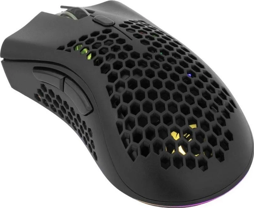Maus White Shark Lionel WGM-5012, RGB, wireless/wired, 10000 DPI, zi
