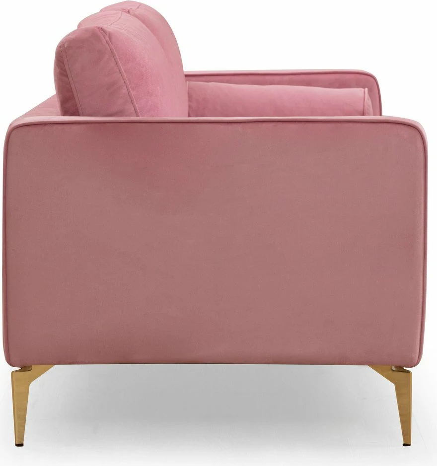Divan treshe Atelier del Sofa, Rome, ngjyrë rozë e zbehtë