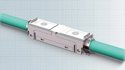 Zgjerues/lidhës rrjeti Easylan fixLink Extender Cat6A, i ekranizuar, argjend