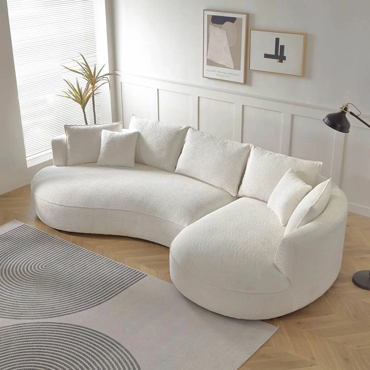 Këndare Venedik, e bardhë, Atelier del Sofa, anë e djathtë