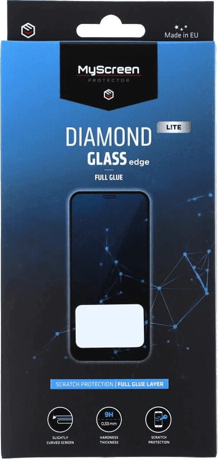 Xham i kalitur mbrojtës ekrani MyScreen Protector Diamond Lite për Samsung Galaxy S25 Ultra 5G, Edge Full Glue