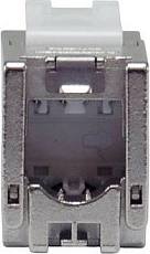 Keystone jack rrjeti EQUIP Cat6A Slim, RJ-45 female, tool-free, shielded, 10GBase-T, set 8 copë, argjendtë