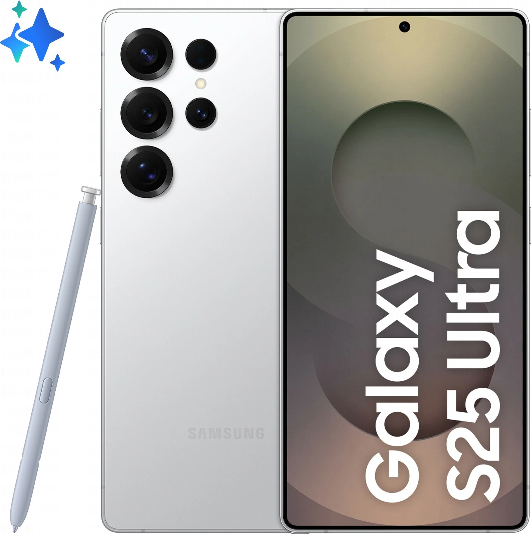 Celular Samsung Galaxy S25 Ultra, 12 GB RAM, 1 TB, Silver, White