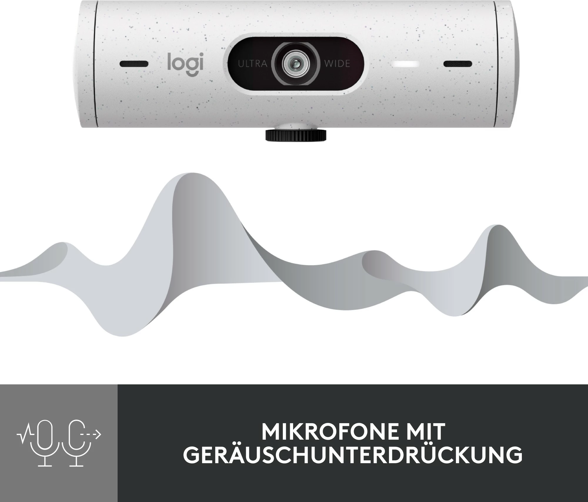 Kamerë Logitech Brio 500, Full HD, 4 MP, e bardhë