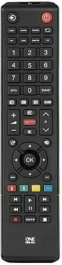 Telekomandë One For All për TV Toshiba, zëvendësuese, me butona, e zezë