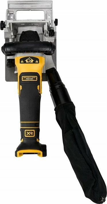 Frezë lamello DeWalt DCW682NT 18 V brushless, 9000 rpm, thellësi 20 mm, disk 100 mm, pa bateri/karikues, me valixhe