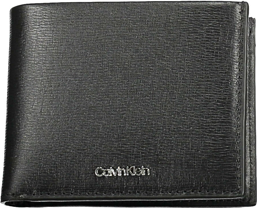 Portofol për meshkuj CALVIN KLEIN, i zi