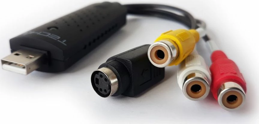 Kapës video USB 2.0 Techly I-USB-VIDEO-700TY, NTSC/PAL, i zi