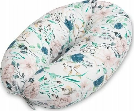 Jastëk pozicionues shtatzënie Sensillo 22757 Pregnancy Positioner XL 170x35 cm, portokalli me flutura