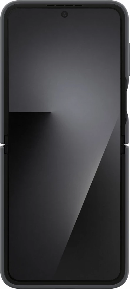 Mbështjellës silikoni origjinal me unazë Samsung EF-PF741TBE për Galaxy Z Flip 6, i zi