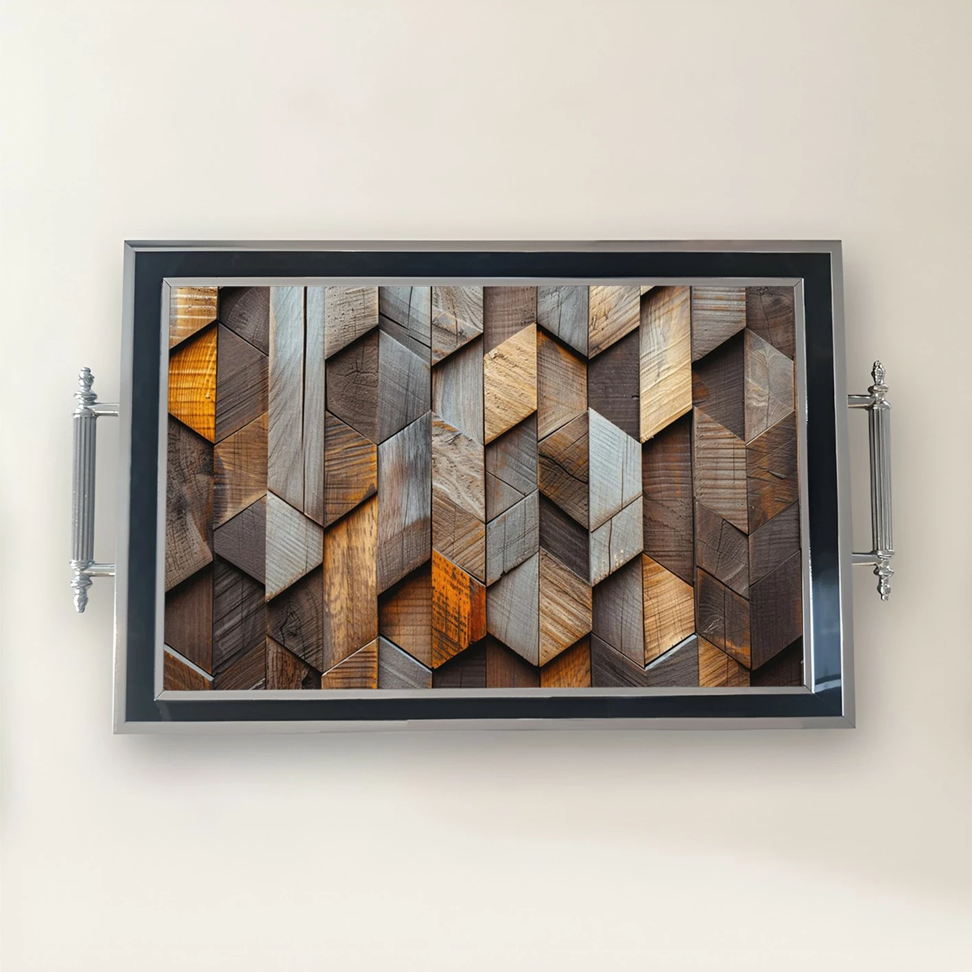 Tabaka xhami Aberto Design, shumëngjyrëshe, TPG9898