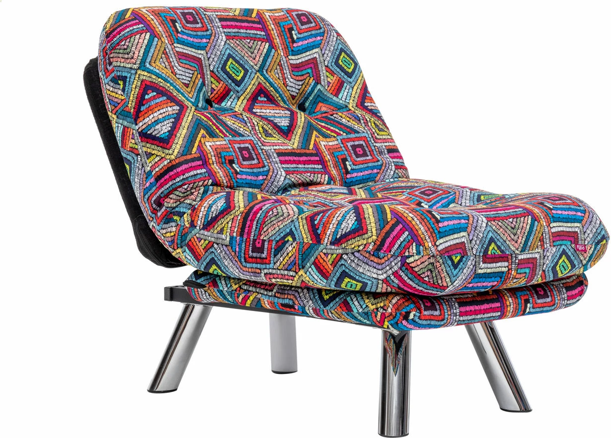 Krevat-karrige një vendës, Atelier del Sofa, Misa Small Solo, patchwork