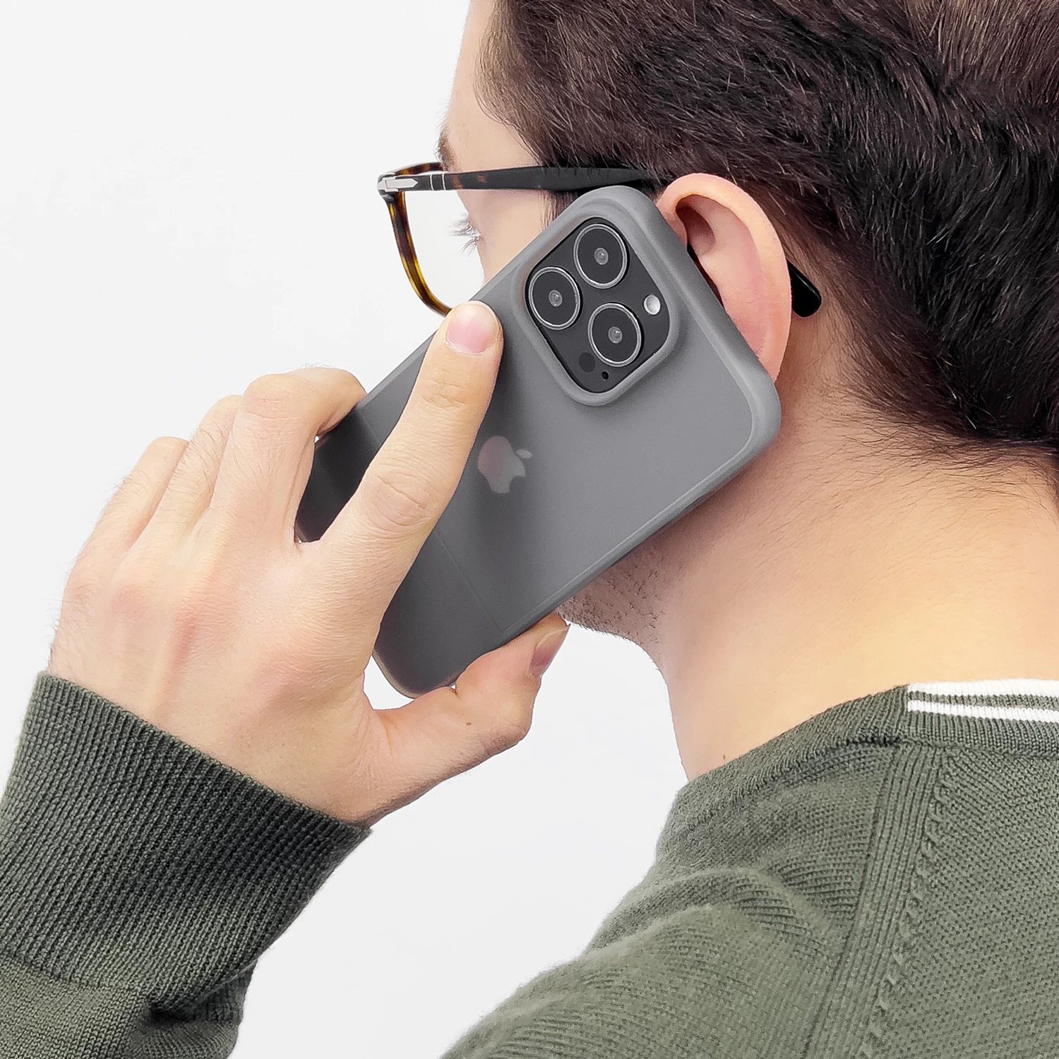 Mbështjellës Kingxbar Plain Series për iPhone 13 Pro Max, silikon, vjollcë