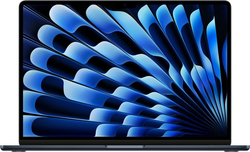Laptop Apple MacBook Air, 15'', Apple M2-8 core, 16GB RAM, 256GB SSD, 10-core GPU, midnight