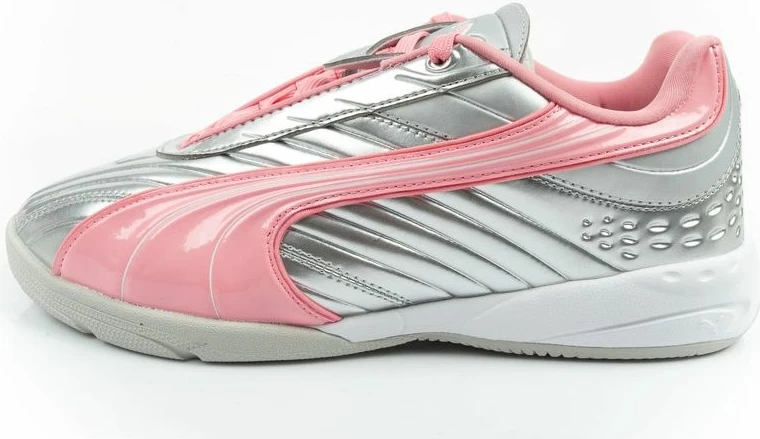 Atlete Puma V-S2 Goalgetter për të rinj, hiri/argjend